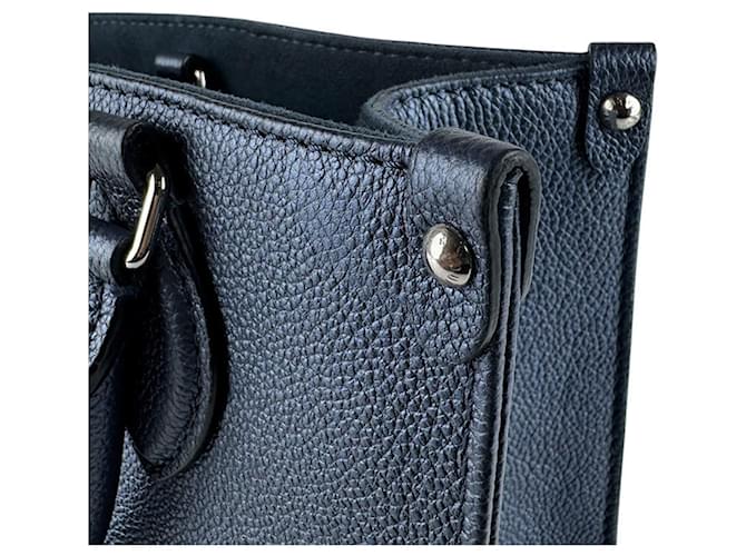 Borsa Louis Vuitton Monogram Empreinte Blu - vista 7