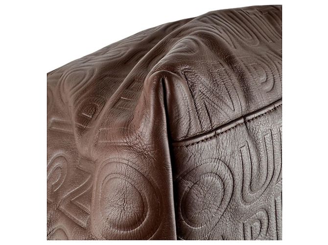 Borsa a tracolla in pelle marrone Louis Vuitton - vista 8