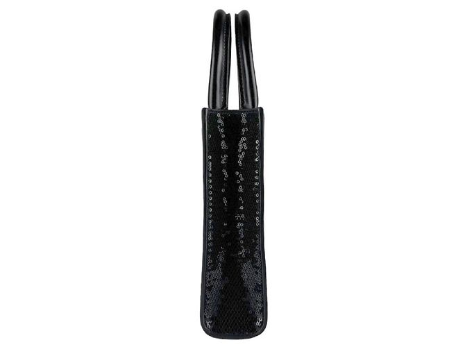 Céline Celine Mini Vertikaler Cabas Schultertasche Schwarz - Ansicht 2