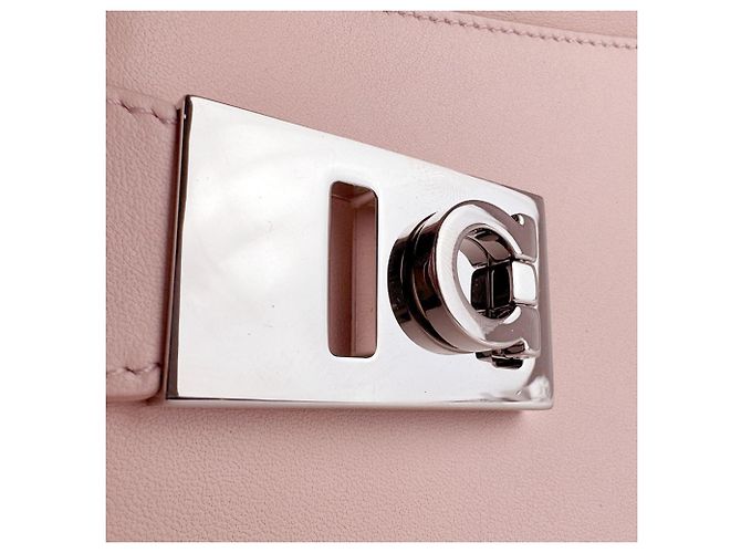 Gancini Bolsa de ombro em couro rosa Salvatore Ferragamo - vista 10
