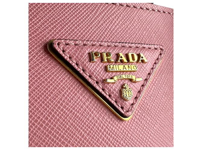 Prada Paradigm Lederhandtasche Pink - Ansicht 13