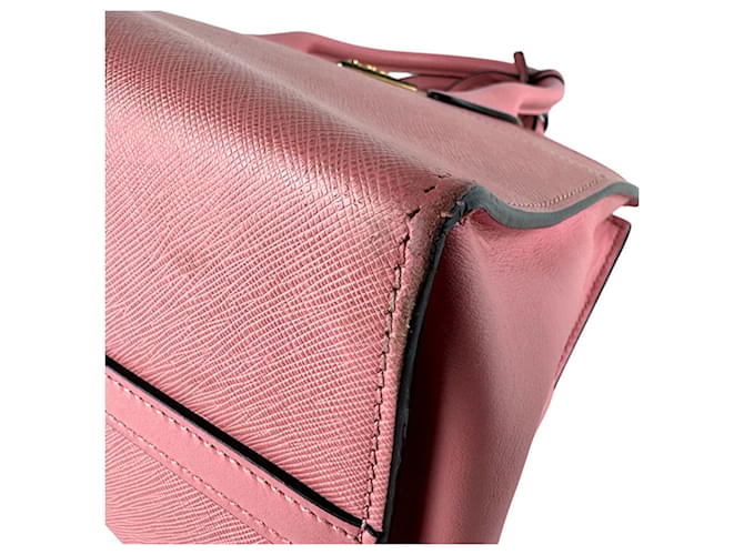 Prada Paradigm Lederhandtasche Pink - Ansicht 9