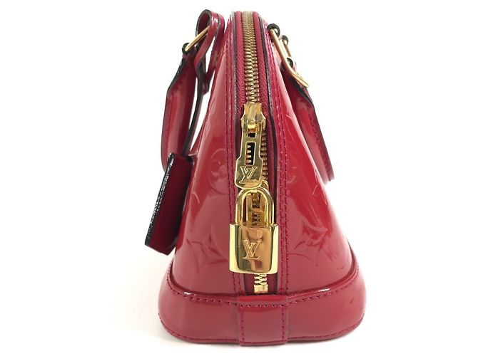 Borsa Alma BB Monogram Vernis Louis Vuitton Rosa - vista 13