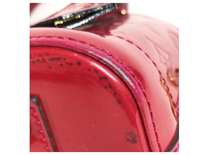 Borsa Alma BB Monogram Vernis Louis Vuitton Rosa - vista 16