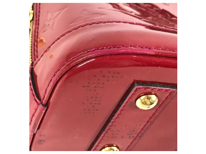 Borsa Alma BB Monogram Vernis Louis Vuitton Rosa - vista 2