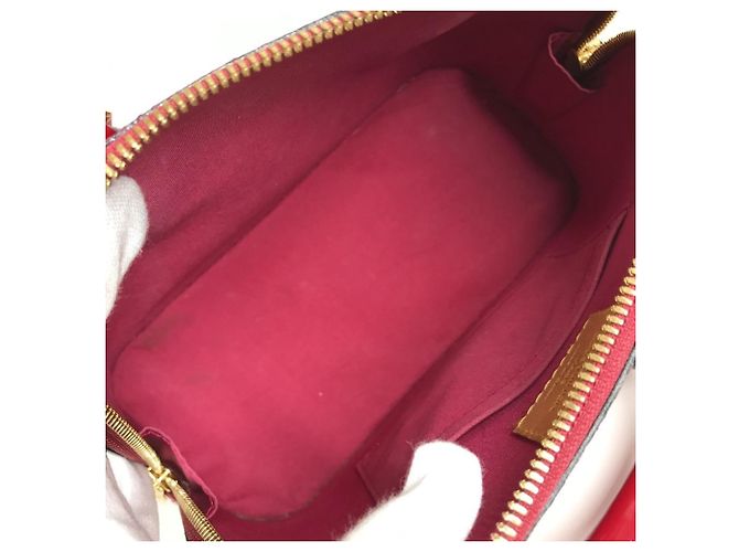 Borsa Alma BB Monogram Vernis Louis Vuitton Rosa - vista 7