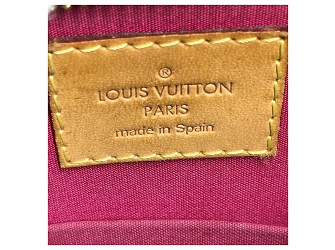 Borsa Alma BB Monogram Vernis Louis Vuitton Rosa - vista 8