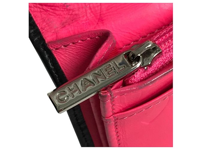 Cartera larga Chanel A26717 Cambon Line CC Coco Mark Logo Negro - vista 17