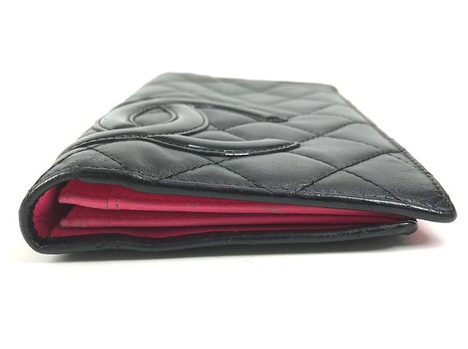 Cartera larga Chanel A26717 Cambon Line CC Coco Mark Logo Negro - vista 3