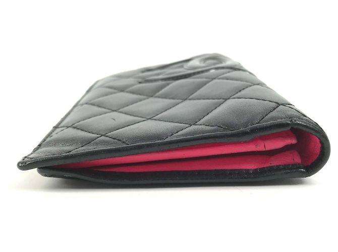 Cartera larga Chanel A26717 Cambon Line CC Coco Mark Logo Negro - vista 4