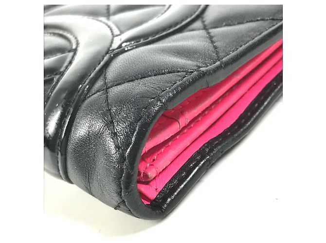 Cartera larga Chanel A26717 Cambon Line CC Coco Mark Logo Negro - vista 6