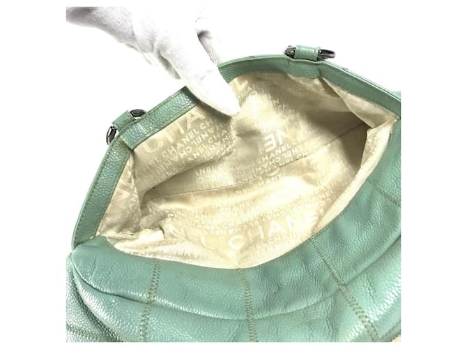 Mini borsa Boston Chanel blu - vista 16