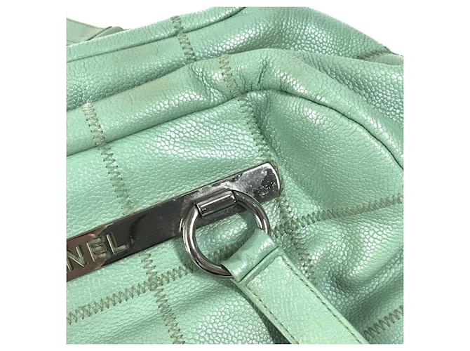 Mini borsa Boston Chanel blu - vista 17