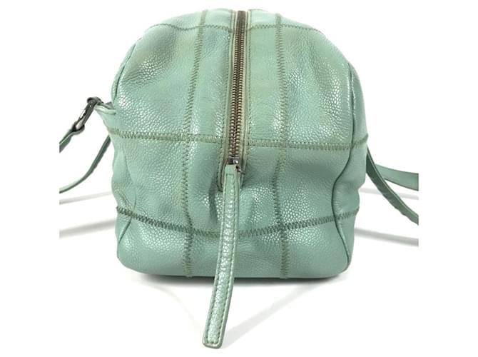 Mini borsa Boston Chanel blu - vista 3