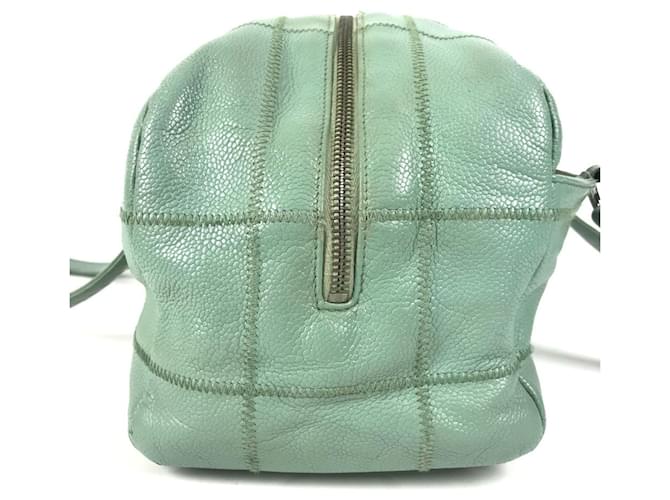 Mini borsa Boston Chanel blu - vista 4