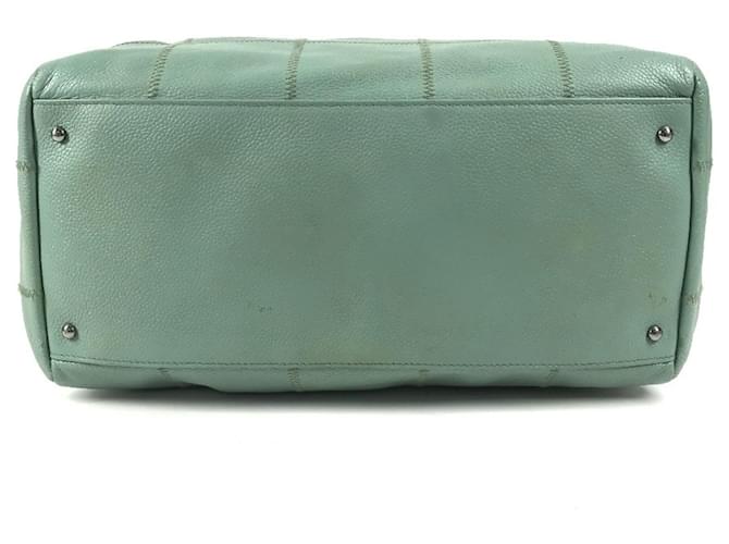 Mini borsa Boston Chanel blu - vista 5