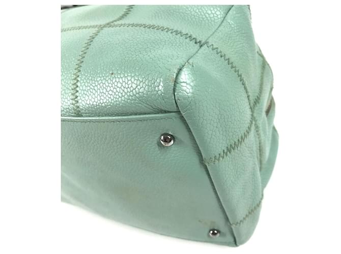 Mini borsa Boston Chanel blu - vista 6