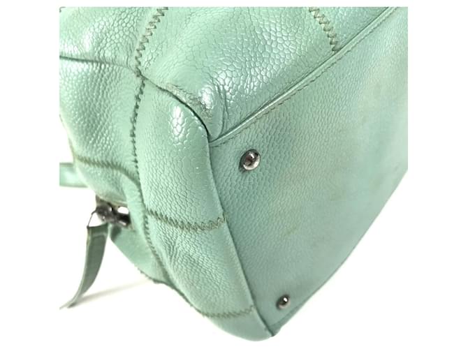 Mini borsa Boston Chanel blu - vista 7