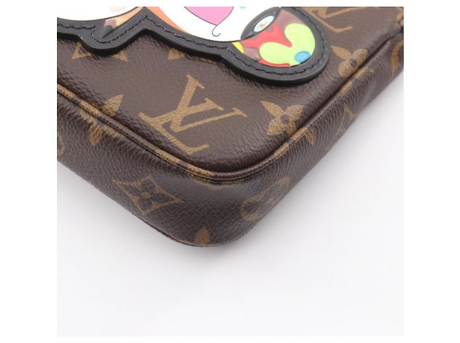 Borsa Louis Vuitton LV x TM Pochette Accessoires Marrone Multicolore - vista 5