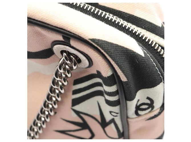 Borsa a Spalla Chanel LA PAUSA Cruise Line Bianco Multicolore - vista 7