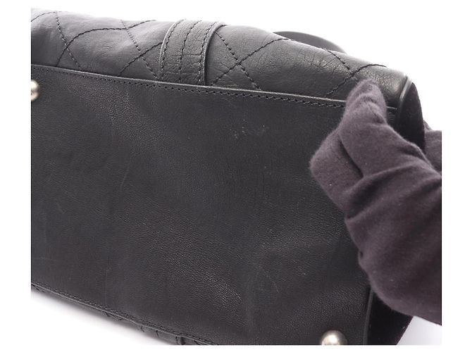 Bolso Boston Matelassé Chanel 2.55 Negro - vista 10