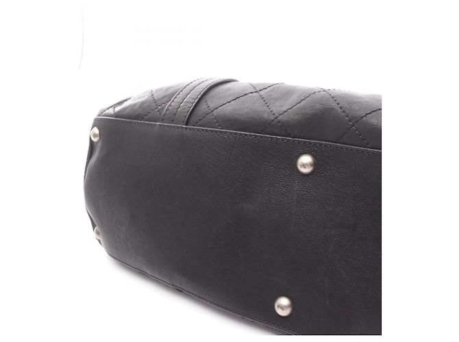 Bolso Boston Matelassé Chanel 2.55 Negro - vista 11
