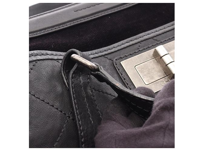 Bolso Boston Matelassé Chanel 2.55 Negro - vista 15