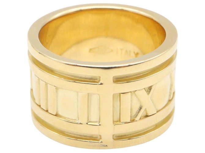 Anello Atlas largo di Tiffany & Co. in oro giallo 18K D'oro - vista 3
