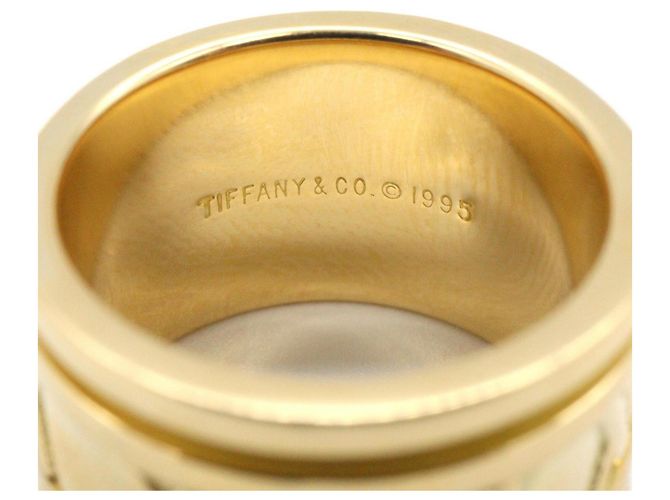 Anello Atlas largo di Tiffany & Co. in oro giallo 18K D'oro - vista 4