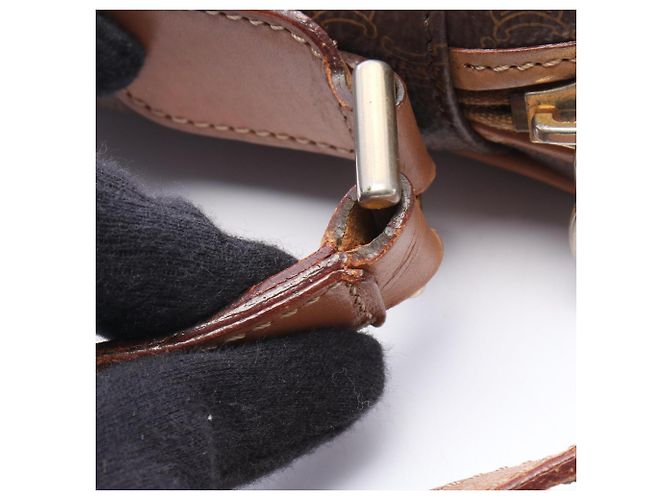 Céline Celine Macadam Handtasche Braun - Ansicht 13