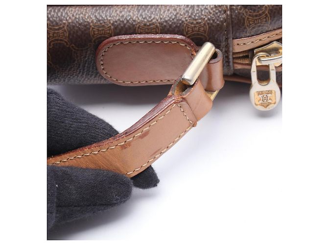 Céline Celine Macadam Handtasche Braun - Ansicht 8