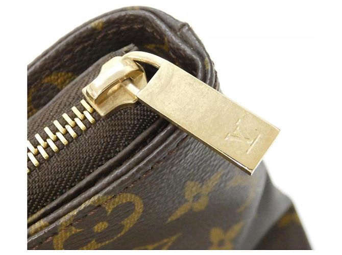 Borsa Cabas Mezzo Monogram Louis Vuitton Marrone - vista 6
