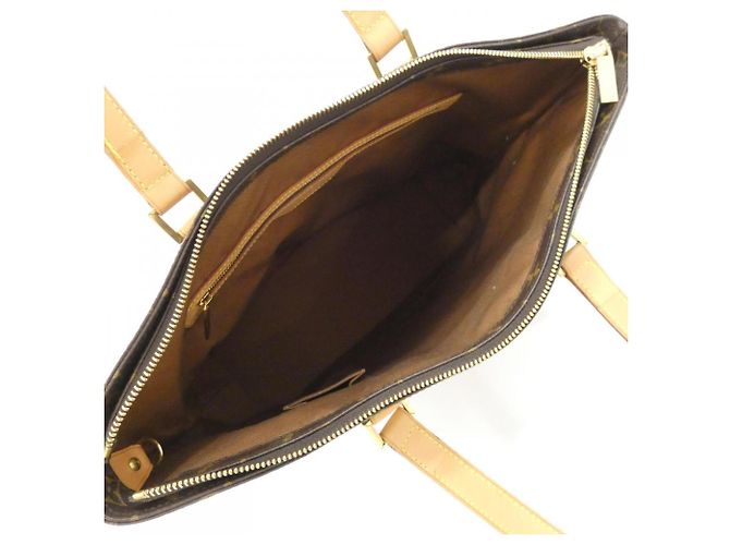 Borsa Cabas Mezzo Monogram Louis Vuitton Marrone - vista 9