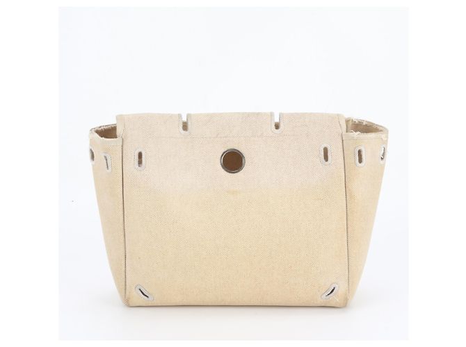 Hermès Zaino Hermes Herbag Ad Replacement Marrone Beige - vista 10