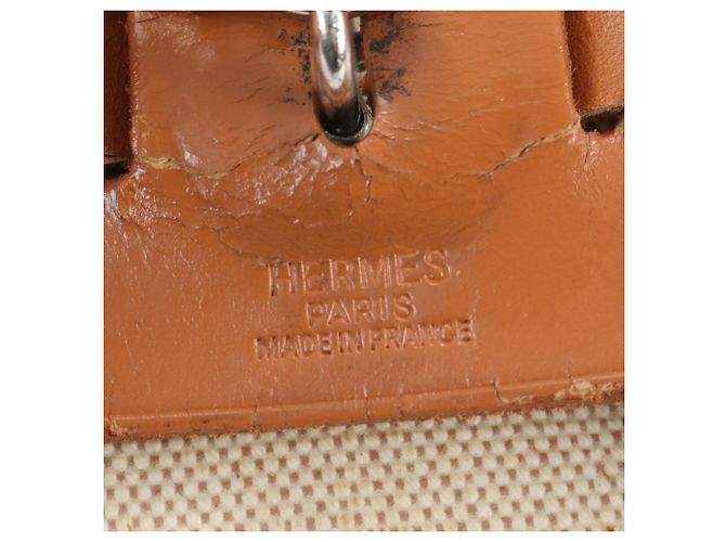 Hermès Zaino Hermes Herbag Ad Replacement Marrone Beige - vista 12