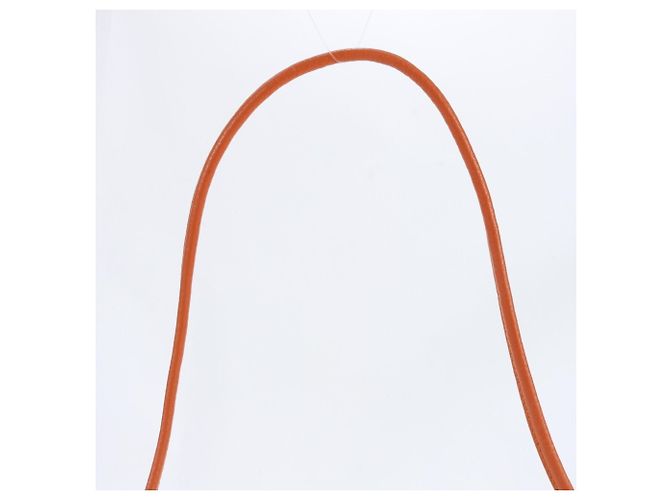Hermès Borsa a Spalla Hermes Aline GM Toile Chevron Leather Beige Arancione - vista 2