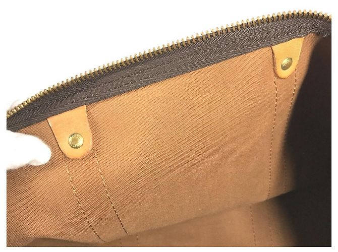 Borsa da viaggio Louis Vuitton Monogram Keepall 50 Marrone - vista 13
