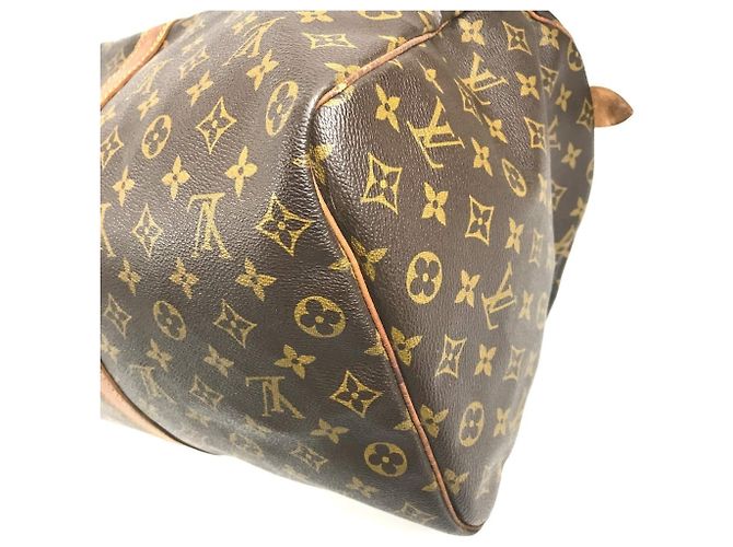 Borsa da viaggio Louis Vuitton Monogram Keepall 50 Marrone - vista 6