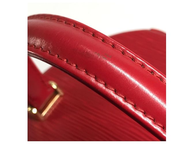 Borsa Vanity Louis Vuitton Epi Cannes Rosso - vista 11