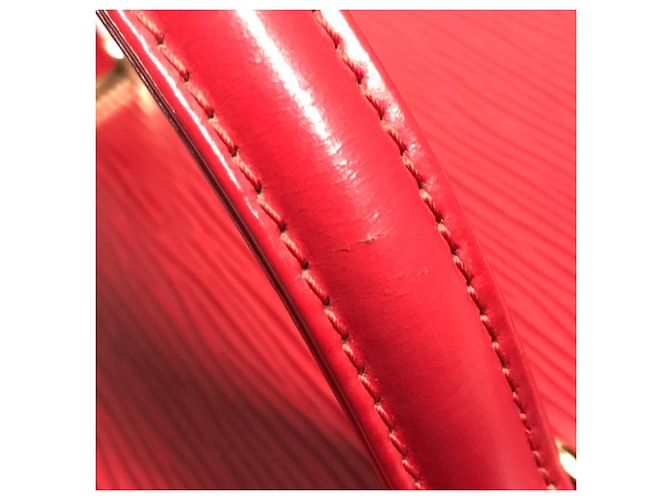 Borsa Vanity Louis Vuitton Epi Cannes Rosso - vista 12