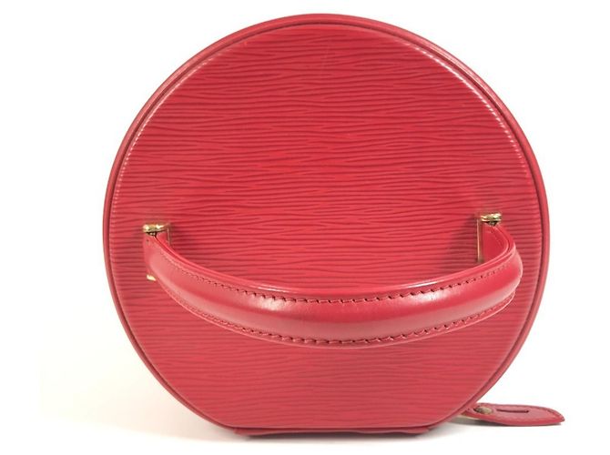 Borsa Vanity Louis Vuitton Epi Cannes Rosso - vista 6