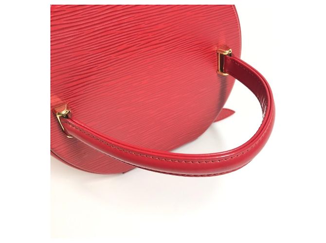 Borsa Vanity Louis Vuitton Epi Cannes Rosso - vista 7