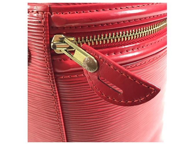 Borsa Vanity Louis Vuitton Epi Cannes Rosso - vista 8