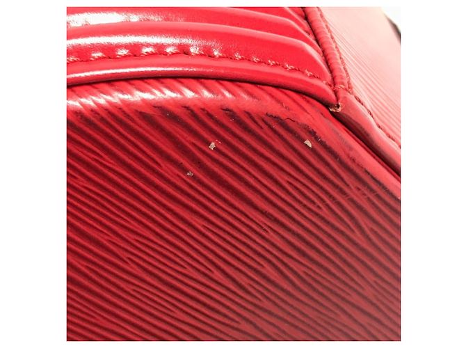 Borsa Vanity Louis Vuitton Epi Cannes Rosso - vista 9