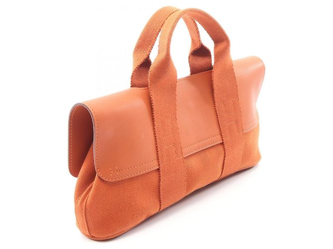 Hermès Borsa Hermes Valparaiso Long PM Marrone Arancione - vista 2