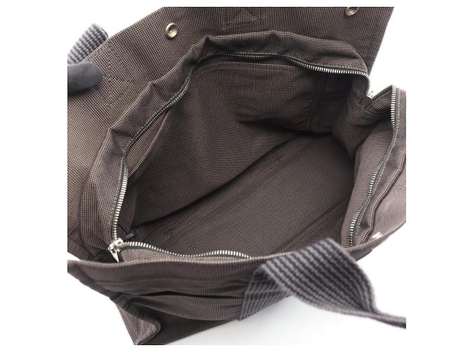 Hermès Borsa Tote Hermes Herline MM Marrone - vista 3