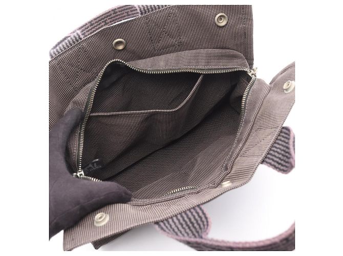 Hermès Borsa Tote Hermes Herline PM Marrone - vista 3