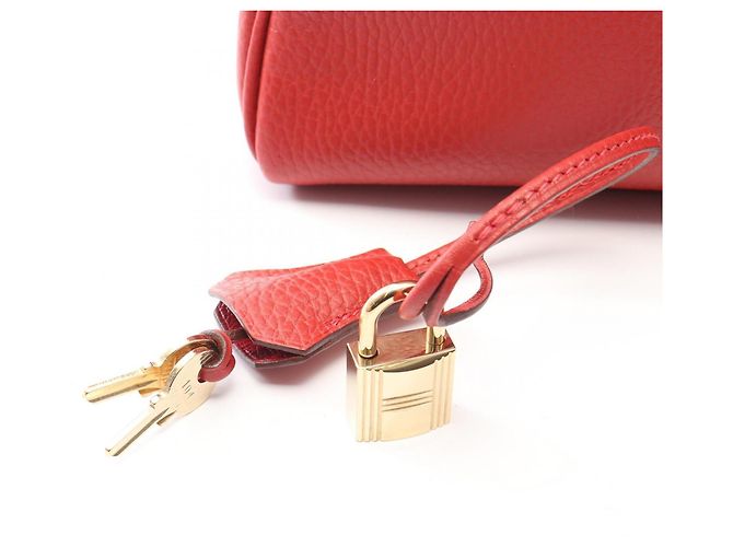 Hermès Zaino/Borsa Hermes Kelly Ad GM Vermilion Rosso - vista 6