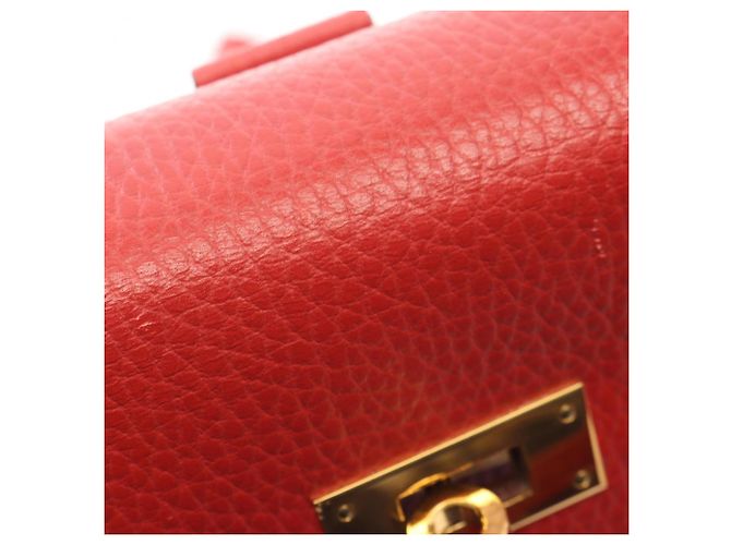 Hermès Zaino/Borsa Hermes Kelly Ad GM Vermilion Rosso - vista 8