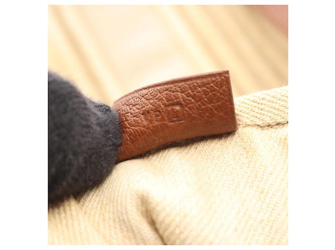 Hermès Bolso Tote Hermes Cabas Calicut Castaño Beige - vista 5